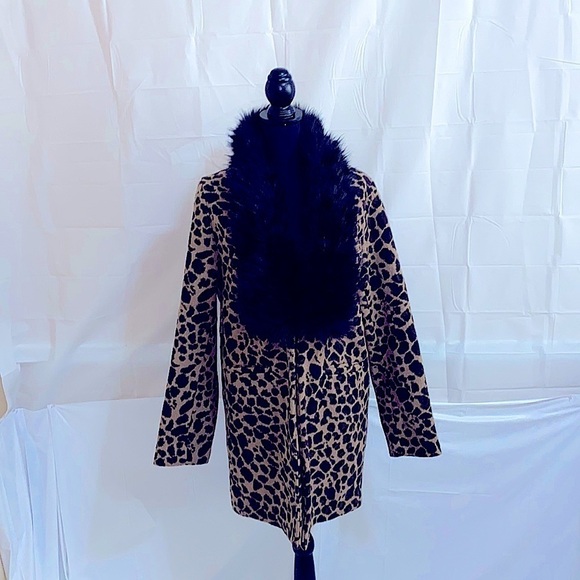 Donna Salyers Fabulous Furs Animal Print Coat Size XL NWOT - Picture 7 of 9